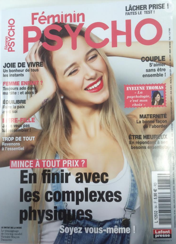 Magazine FémininPsycho en kiosques au mois d'avril 2016.