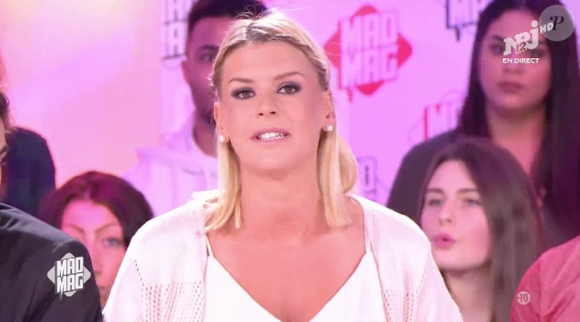 Agacée, Amélie Neten pousse un gros coup de gueule dans le "Mad Mag" sur NRJ12, le 5 avril 2016.