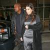 Kanye West et sa femme Kim Kardashian quittent un studio photo dans le quartier de Chelsea District à New York. Le 16 avril 2016