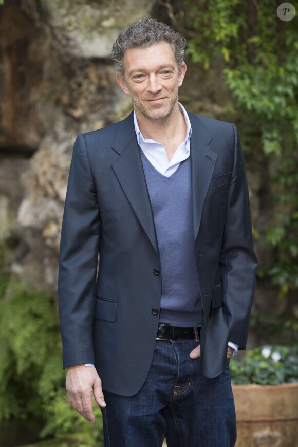 Vincent Cassel lors du photocall "Un momento di follia" (Un moment d'égarement) à l'hôtel De Roussie à Rome, le 15 mars 2016.  French actor Vincent Cassel during a photocall "Un momento di follia" at the De Roussie hotel in Rome on March 15, 2016.15/03/2016 - Rome