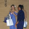 Kate Hudson turned 37-year-old today and all of her loved ones came out for the special occasion. The 'Almost Famous' actress joined her mom Goldie Hawn and close friends Jennifer Meyer, Sara Foster and more for sushi dinner at Nobu. Kate looked amazing in a printed blue dress with wedge shoes, Los Angeles, CA, USA on April 19, 2016. Photo by GSI/ABACAPRESS.COM19/04/2016 - Malibu