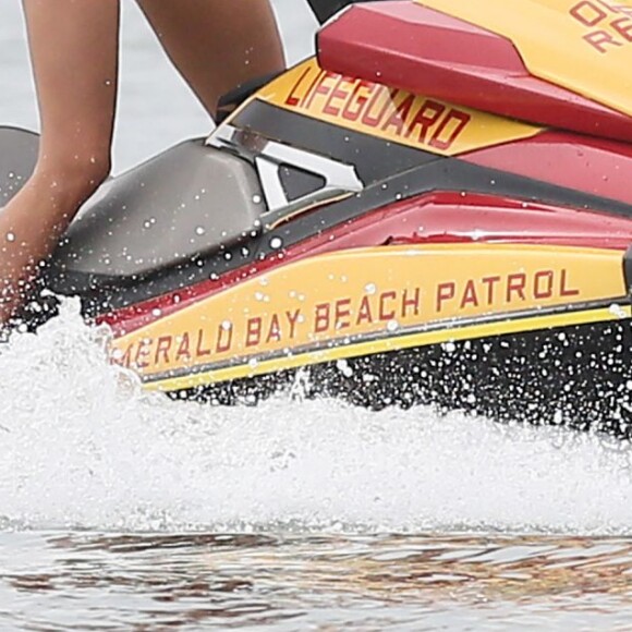 Kelly Rohrbach sur le tournage de "Baywatch" à Savannah le 20 avril 2016.