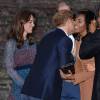 Le prince William et Kate Middleton reçoivent Barack Obama et sa femme pour un dîner privé dans leur résidence de Kensington à Londres le 22 Avril 2016.