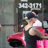 Amber Rose et Blac Chyna quittent un salon de beauté à Studio City, Los Angeles, le 22 avril 2016.