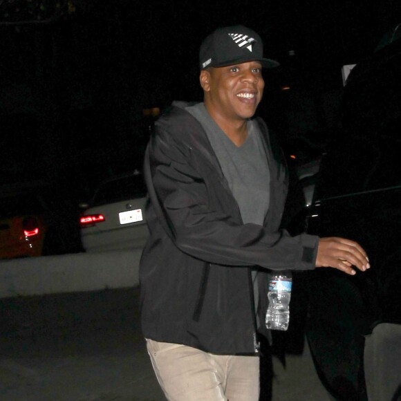 Beyonce et son mari Jay-Z sortent ensemble à West Hollywood le 16 février 2016.