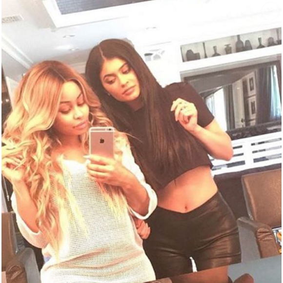 Rob Kardashian Jr. se réjouit de la réconciliation entre sa fiancée Blac Chyna et sa petite soeur Kylie Jenner. Photo publiée sur Instagram, le 23 avril 2016