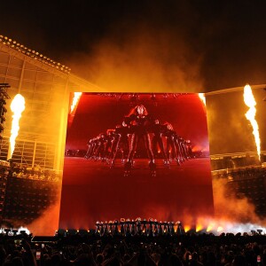 Premier spectacle de Beyoncé au stade Marlins Park à Miami, coup d'envoi de sa tournée "Formation World Tour", le 27 avril 2016.