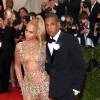 Beyonce, Jay-Z - Soirée Costume Institute Gala 2015 (Met Ball) au Metropolitan Museum, célébrant l'ouverture de Chine: à travers le miroir à New York. Le 4 mai 2015.