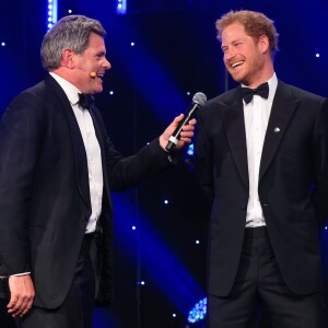 Le prince Harry et Mark Durden-Smith à la soirée BT Sport Industry Awards à Londres le 28 avril 2016