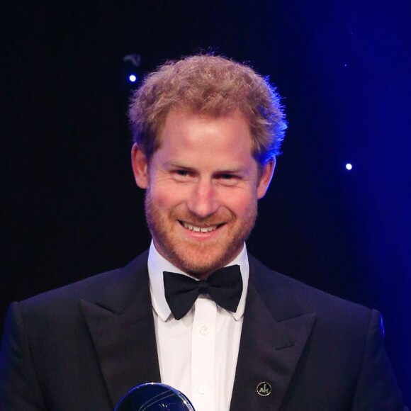 Le prince Harry lors la soirée BT Sport Industry Awards à Londres le 28 avril 2016