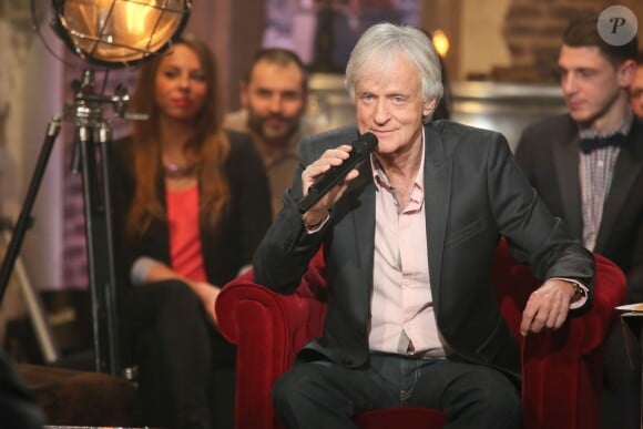 Exclusif - Dave, lors de l'enregistrement de l'émission Du côté de chez Dave à Paris (tournage le 16 février 2016 pour diffusion le dimanche 1er mai 2016 sur France 3).