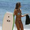 Exclusif - Jessica Alba en vacances se relaxe sur une plage de Hawaï le 21 Avril 2016.