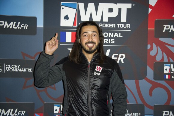 Moundir - Soirée World Poker Tour National Paris organisée par PMU.fr au Cercle Clichy Montmartre à Paris le 5 décembre 2014.