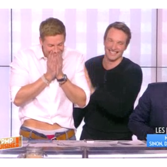 Le 25 janvier, dans "Touche pas à mon poste" sur D8, des nouilles ont été versées dans le caleçon de Matthieu Delormeau.