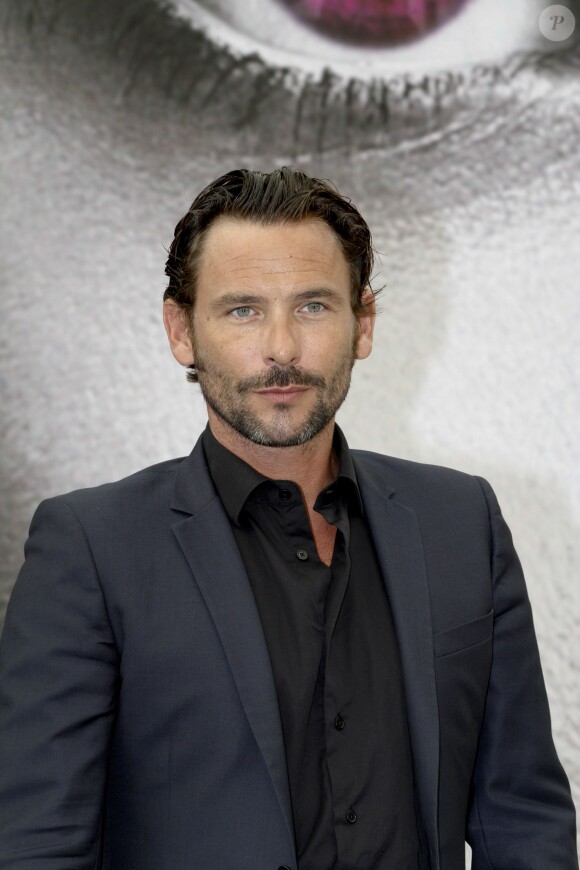 Sagamore Stévenin en photocall lors du 53e festival de Monte Carlo au Forum Grimaldi a Monaco. Le 11 juin 2013.