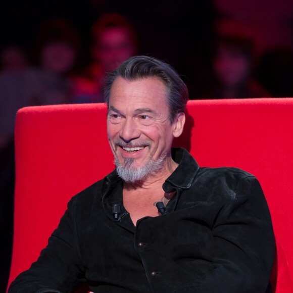 Exclusif - Florent Pagny, sur le tournage de l'émission Le Divan de Marc-Olivier Fogiel, le 22 avril 2016 (pour une diffusion le mardi 10 mai 2016 à 23h15 sur France 3). © Cyril Moreau