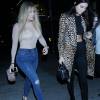 Khloé Kardashian et Kendall Jenner à la sortie du restaurant The Nice Guy à Los Angeles le 7 mai 2016