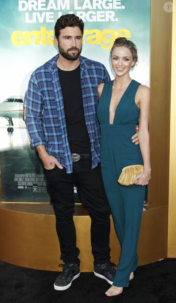 Brody Jenner (le fils de Bruce Jenner) et sa compagne Kaitlynn Carter à la Première du film "Entourage" à Los Angeles, le 1er juin 2015.