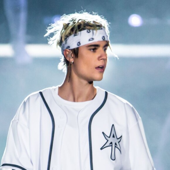 Justin Bieber en concert à Auburn Hills dans le cadre de sa tournée "The Purpose World Tour", le 26 avril 2016