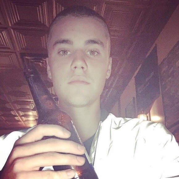 Justin Bieber sur une photo postée sur son compte Instagram le 3 mai 2016