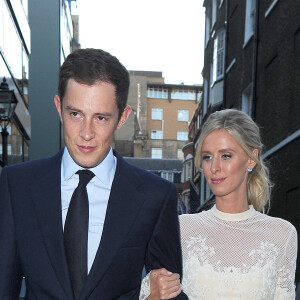 James Rothschild et sa fiancée Nicky Hilton à la Soirée de pré-mariage de Nicky Hilton et James Rothschild au manoir Spencer House à Londres. Le 9 juillet