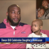 Devon Still et sa fille Leah en 2015, alors en rémission de sa tumeur. Le footballeur des Bengals en NFL s'était rasé la tête pour soutenir sa fille dans son traitement contre le cancer.