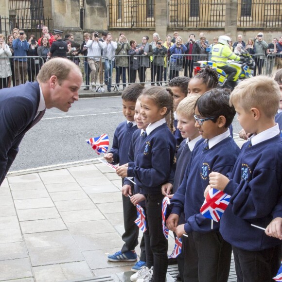 Le prince William, duc de Cambridge, en visite à l'Université d'Oxford le 11 mai 2016.