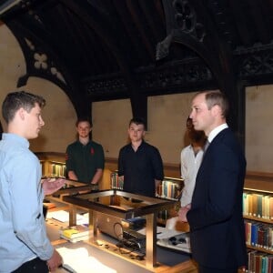 Le prince William, duc de Cambridge, en visite à l'Université d'Oxford le 11 mai 2016.