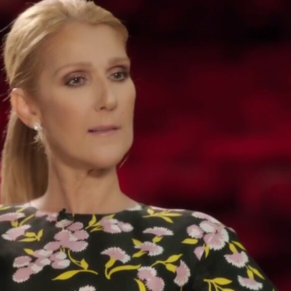 Céline Dion en interview face à Marie-Claude Barrette pour TVA, un entretien diffusé mercredi 18 mai 2016.