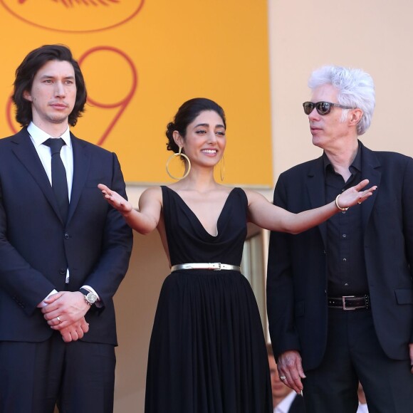 Adam Driver, Golshifteh Farahani et Jim Jarmusch - Montée des marches du film "Paterson" lors du 69ème Festival International du Film de Cannes. Le 16 mai 2016. © Borde-Jacovides-Moreau/Bestimage