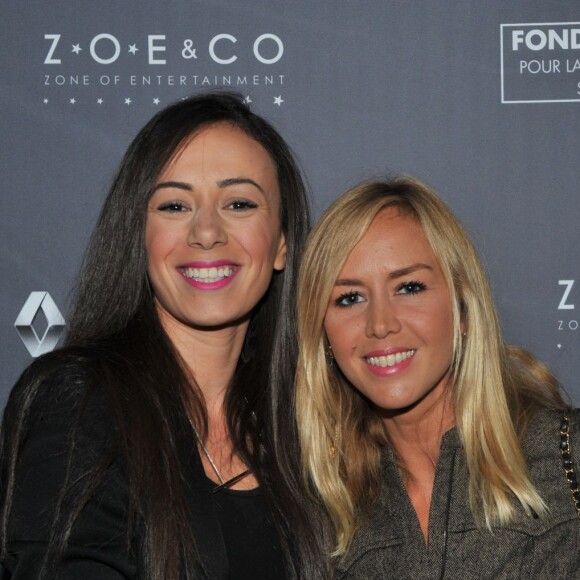 Exclusif - Janane Boudili, Enora Malagré - Dîner de gala au profit de la Fondation ARC pour la recherche contre le cancer du sein à l'hôtel Peninsula à Paris le 1er octobre 2015.