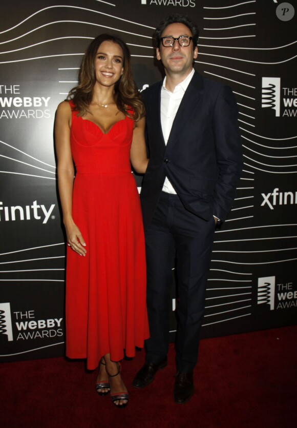Jessica Alba et Neil Blumenthal assistent à la 20e édition des Webby Awards au Cipriani Wall Street. New York, le 16 mai 2016.
