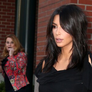 Kim Kardashian quitte son appartement et se rend au Cipriani Wall Street. New York, le 16 mai 2016.