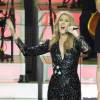 Céline Dion est remontée sur scène au Caesars Palace à Las Vegas le 23 février 2016. E