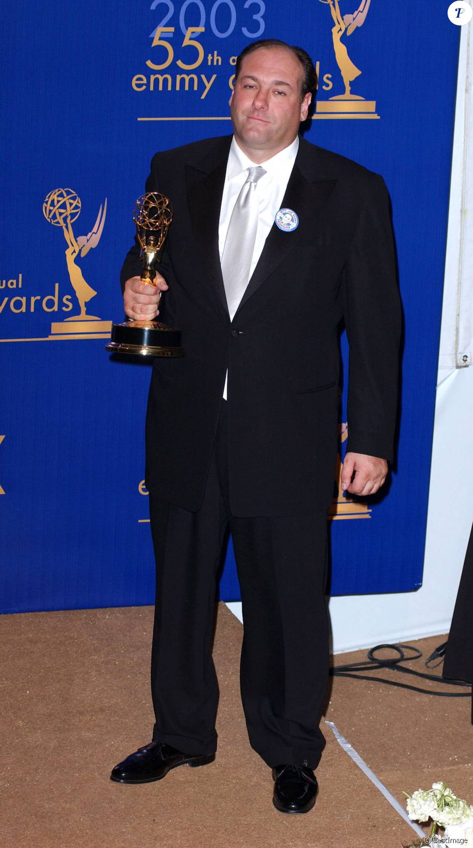 James Gandolfini lors des Primetime Emmy Awards à Los Angeles, le 16