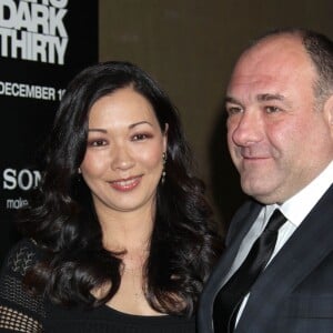James Gandolfini et sa femme à la première de "Zero Dark Thirty" à Hollywood, le 10 décembre 2012