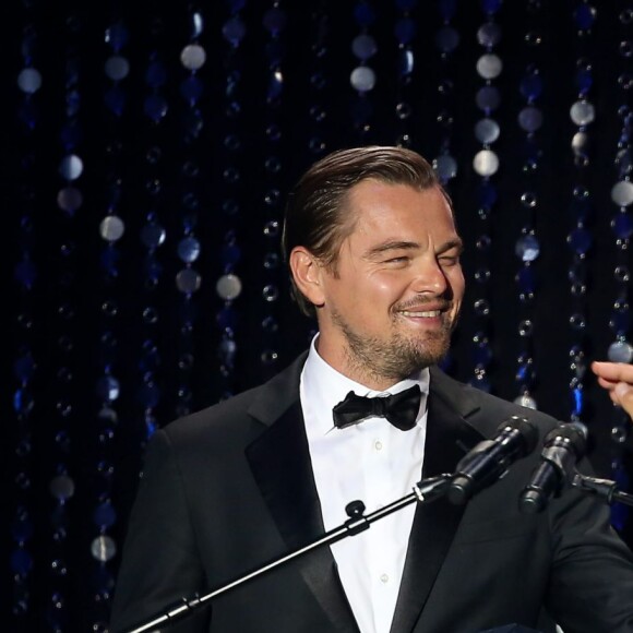 Leonardo DiCaprio et Milutin Gatsby - Soirée de la 23e édition du Gala de l'amfAR "Cinéma contre Sida" à l'hôtel de l'Eden Roc au Cap d'Antibes, le 19 mai 2016, lors du 69 ème Festival International du Film de Cannes.