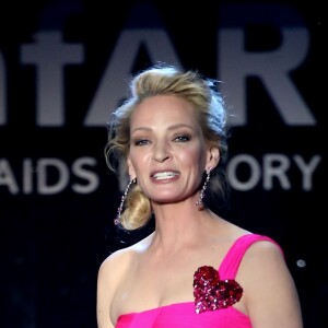 Uma Thurman - Soirée de la 23e édition du Gala de l'amfAR "Cinéma contre Sida" à l'hôtel de l'Eden Roc au Cap d'Antibes, le 19 mai 2016, lors du 69 ème Festival International du Film de Cannes.