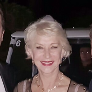 Richard Orlinski, Helen Miren et Bernard Montiel lors de la 23e édition du Gala de l'amfAR "Cinéma contre Sida" à l'hôtel de l'Eden Roc au Cap d'Antibes, le 19 mai 2016, lors du 69 ème Festival International du Film de Cannes.
