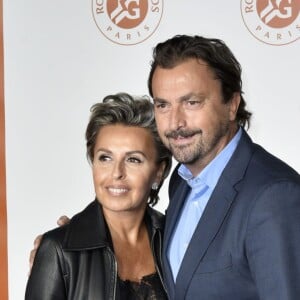 Henri Leconte et sa nouvelle compagne Maria lors de la Soirée des Joueurs de Roland-Garros 2016, le 19 mai au Petit Palais, à Paris.