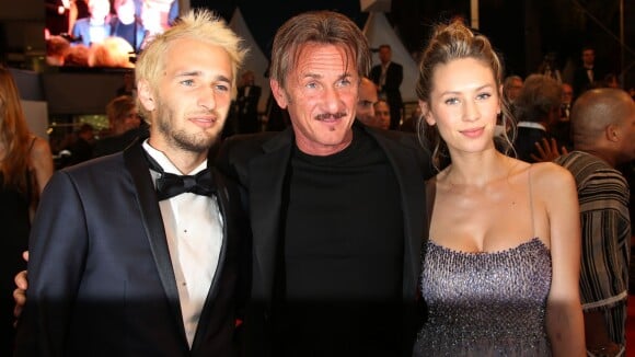 Sean Penn, papa célibataire à Cannes, soutenu par ses enfants Dylan et Hopper