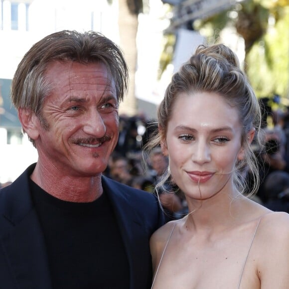 Sean Penn et sa fille Dylan Penn - Montée des marches du film "The Last Face" lors du 69ème Festival International du Film de Cannes. Le 20 mai 2016. © Olivier Borde-Cyril Moreau/Bestimage