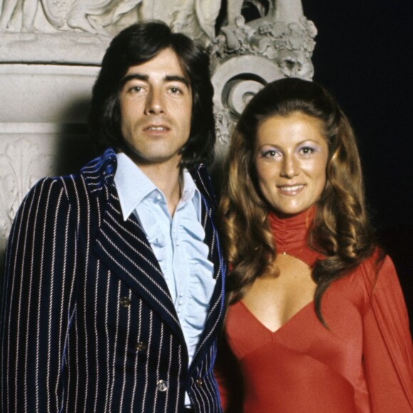 Sheila au Château de Versailles avec son ex-mari Ringo le 19 juin 1973.