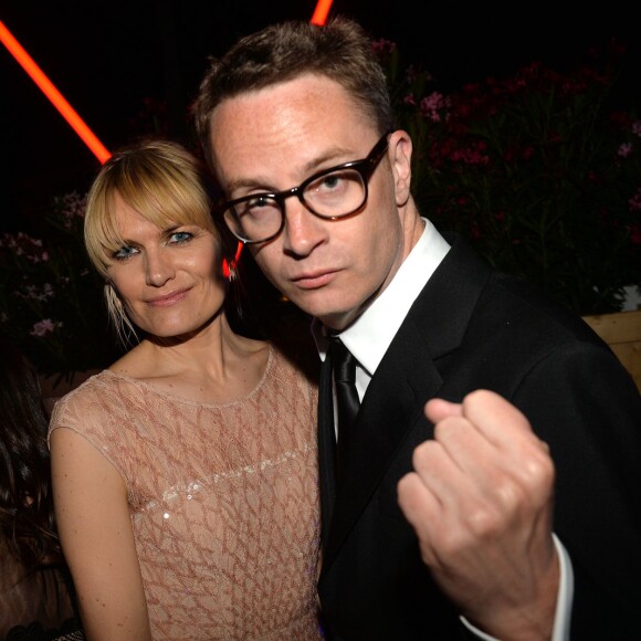 Exclusif - Nicolas Winding Refn et sa femme Liv Corfixen à la soirée du film "The Neon Demon" à la Villa Schweppes lors du 69ème Festival de Cannes le 20 mai 2016. © Veeren / Bestimage