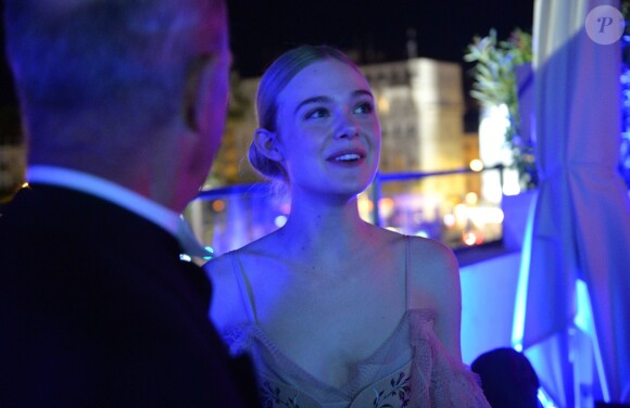 Exclusif - Elle Fanning à la soirée du film "The Neon Demon" à la Villa Schweppes lors du 69ème Festival de Cannes le 20 mai 2016. © Veeren / Bestimage