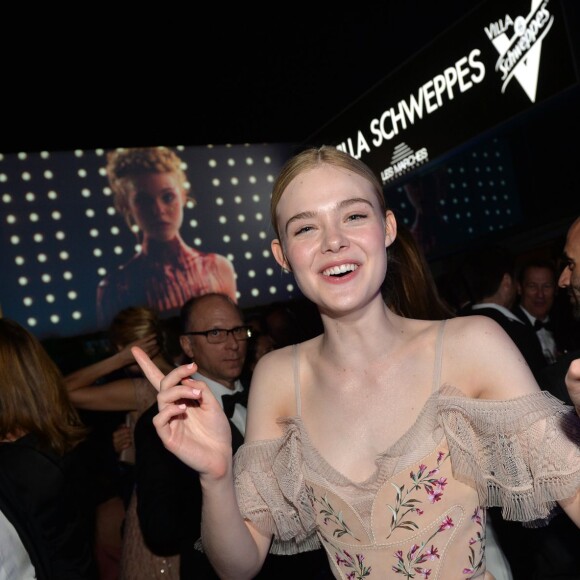 Exclusif - Elle Fanning à la soirée du film "The Neon Demon" à la Villa Schweppes lors du 69ème Festival de Cannes le 20 mai 2016. © Veeren / Bestimage