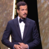Laurent Lafitte débute sa cérémonie de clôture au Festival de Cannes 2016.