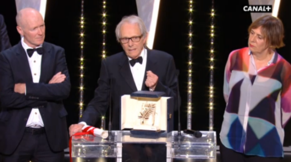 Ken Loach a remporté sa deuxième Palme d'or avec Moi, Daniel Blake, lors du Festival de Cannes 2016.