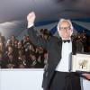 Ken Loach (Palme d'or pour "Moi, Daniel Blake") - Photocall de la remise des palmes du 69ème Festival International du Film de Cannes. Le 22 mai 2016. © Olivier Borde-Cyril Moreau/Bestimage