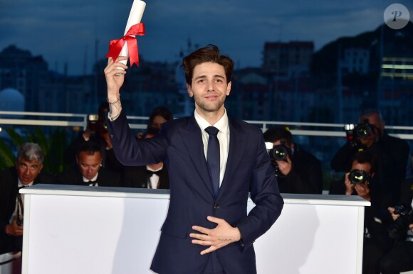 Xavier Dolan (Grand Prix pour "Juste la fin du monde") - Photocall de la remise des palmes du 69ème Festival International du Film de Cannes. Le 22 mai 2016. © Giancarlo Gorassini/Bestimage